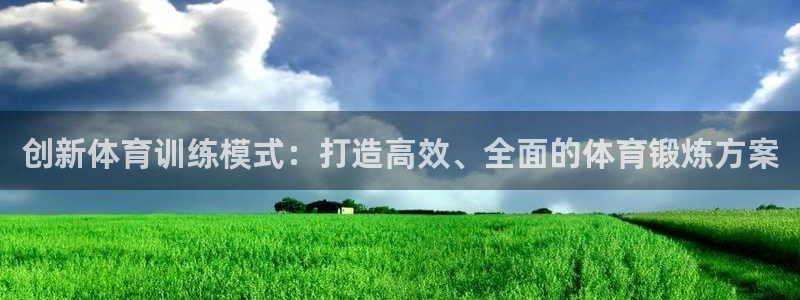 球速体育：创新体育训练模式：打造高效、全面的体育锻炼方案